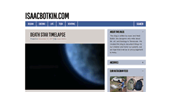 Desktop Screenshot of isaacbotkin.com